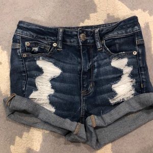 American eagle jean shorts